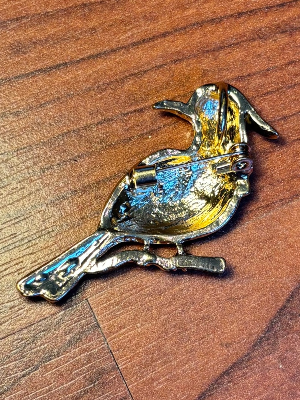 Colorful Bird Brooch - Picture 4 of 4